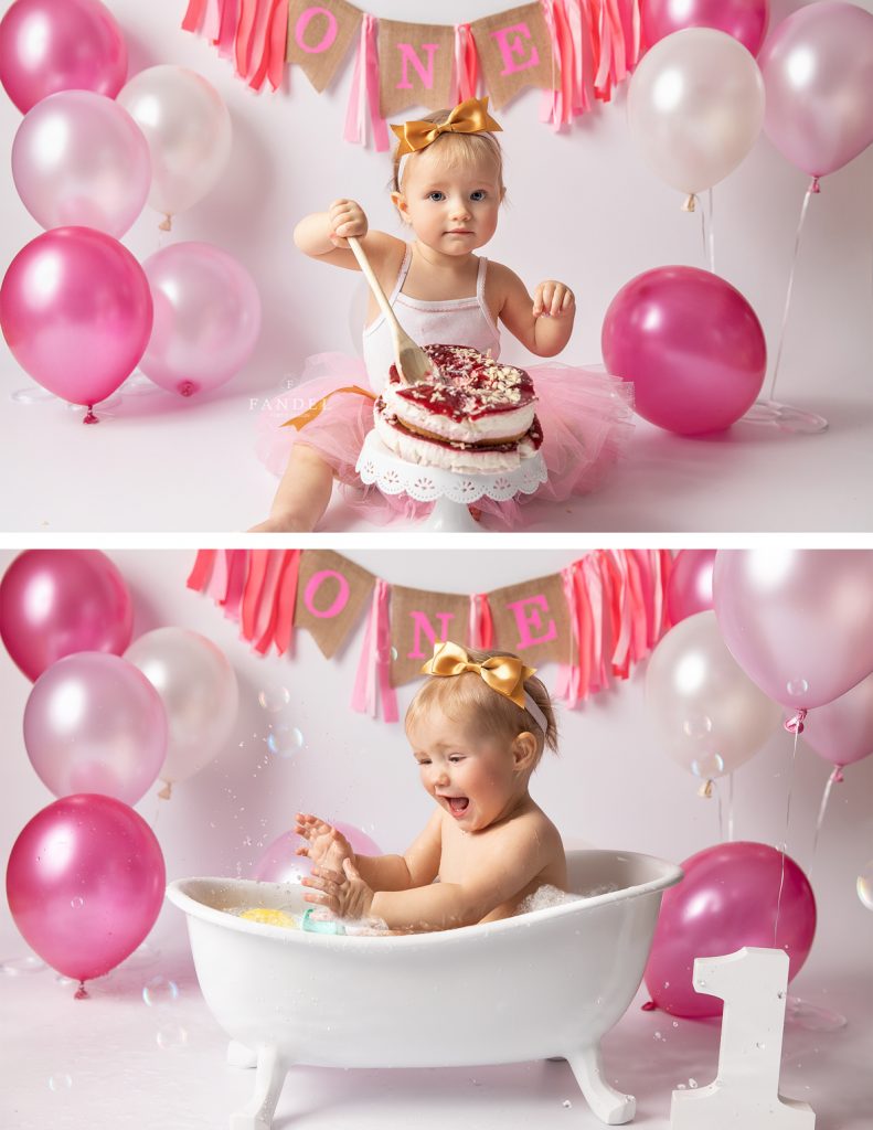 Cake Smash Fotoshooting, erster Geburtstag, zweiter Geburtstag